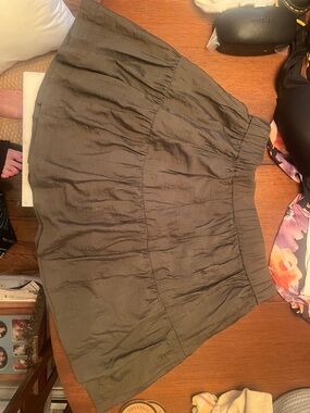 Banana Republic Olive Green Tiered Skirt